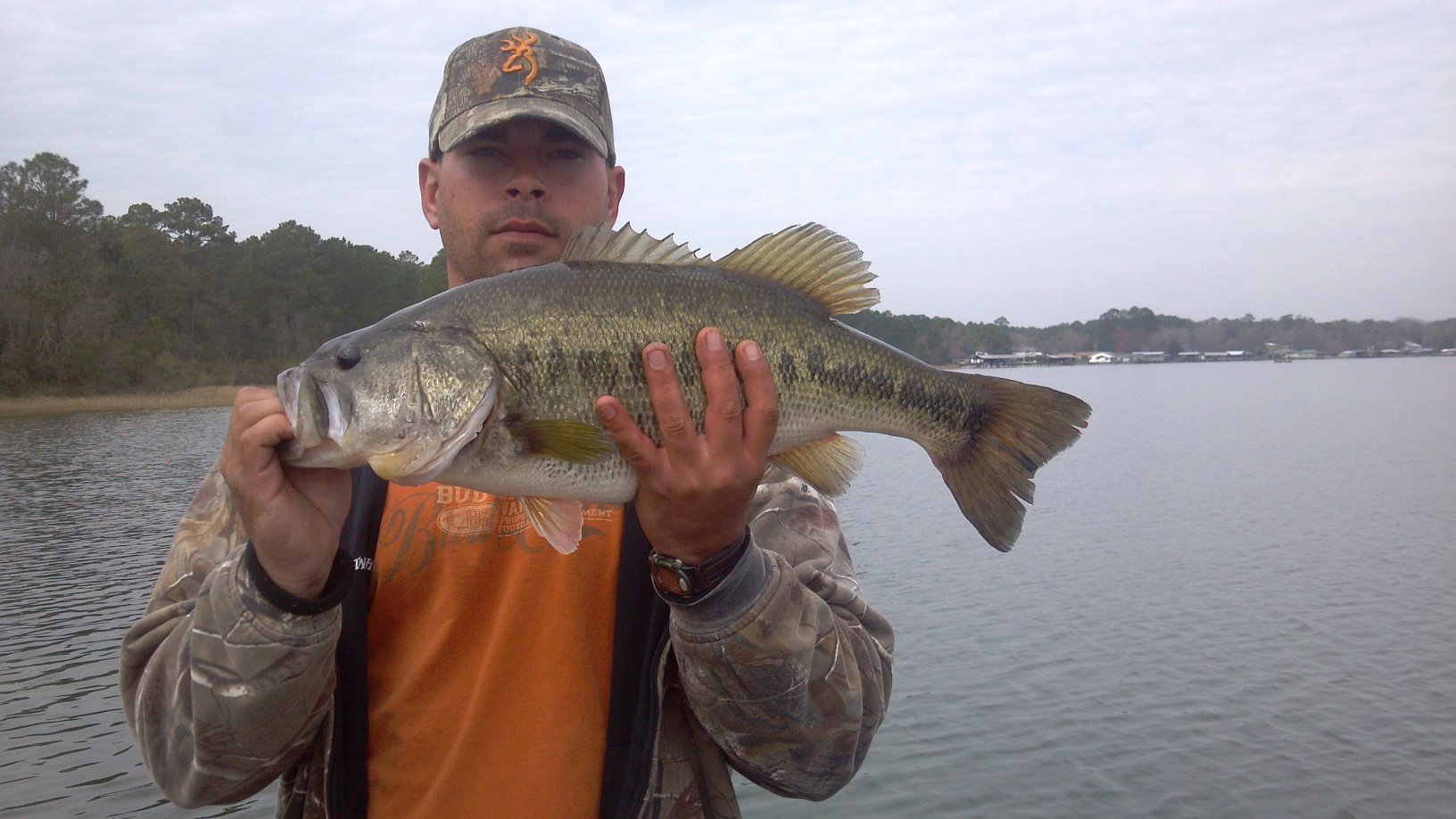 Kyle Lizenbee's 8lb Bass from '12 in Kingsley Lake